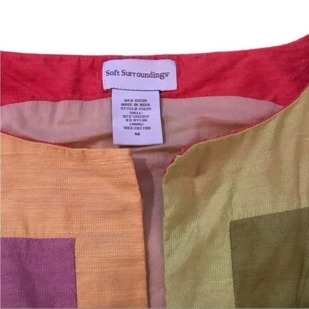 Soft Surroundings Colored Patchwork Tunic Top - image 5